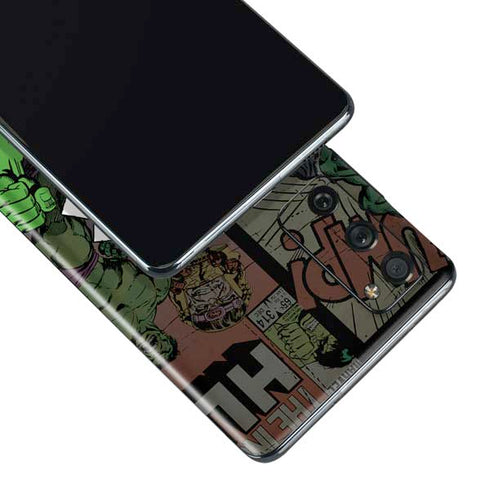 Marvel Classic Comics Hulk Fighter Vintage Galaxy S20 Fan Edition Skin